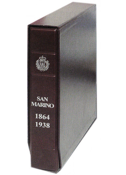Album raccolta monete di San Marino dal 1864 al 1938 con custodia completo di inserti 